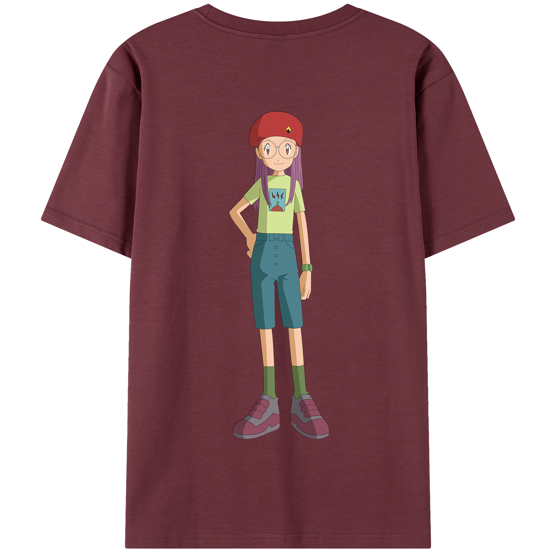 （画像用） Digimon デジタルモンスター/デジモン 綿100％半袖Tシャツ（背面プリント）